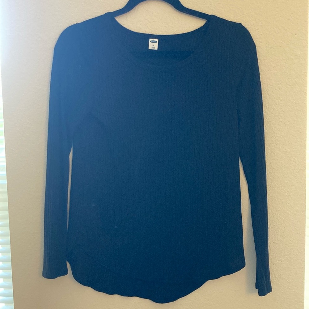 Long sleeve ribbed T-shirt